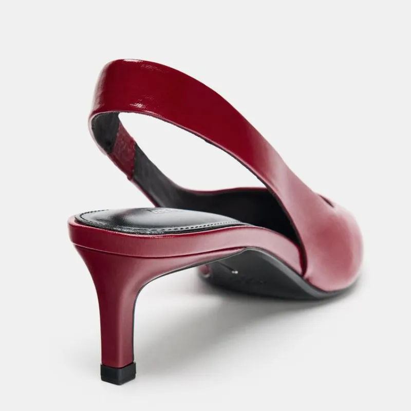 Zapato Piel Tacón Kitten