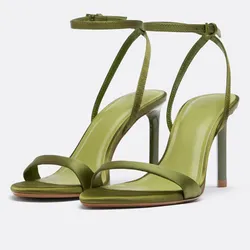 Zapatón Tacón Pistacho