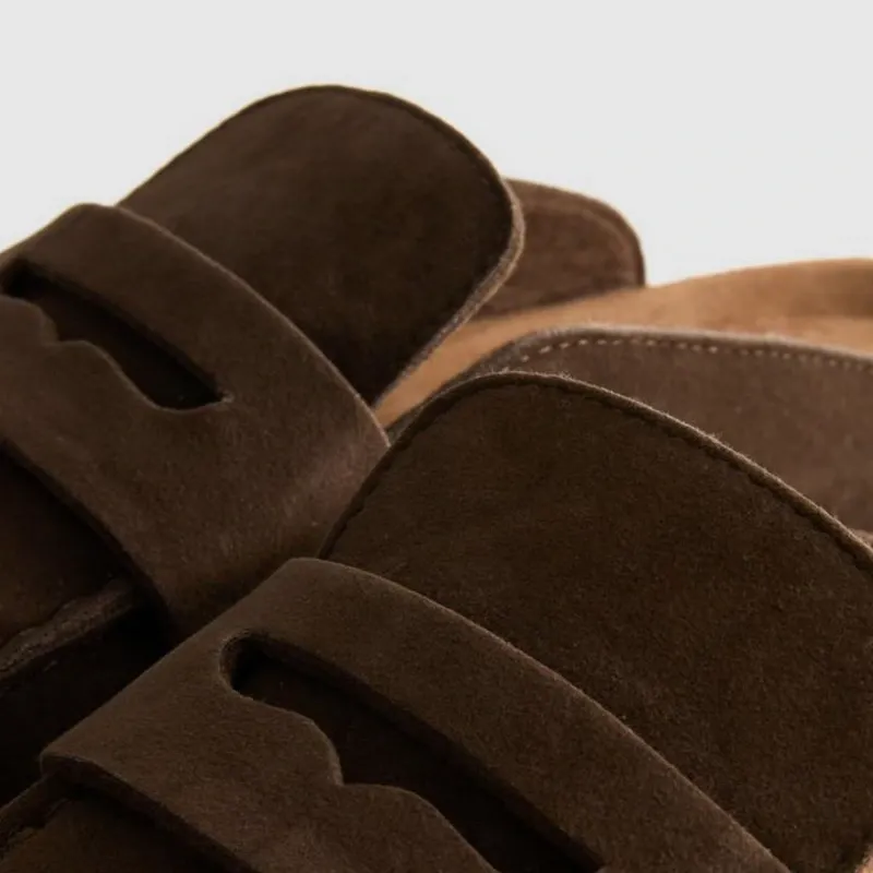 Zuecos Tipo Mocasín Destalonado