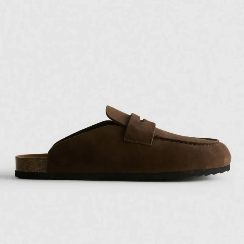 Zuecos Tipo Mocasín Destalonado