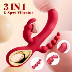 Dildo vibrador 3 en 1