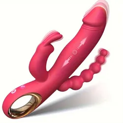 Vibrador de Conejo Multi-Estimulación "Rose Red Pro"