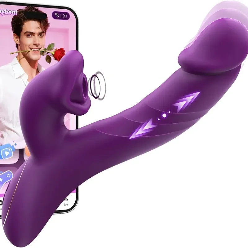 Vibrador de punto G femenino simulado