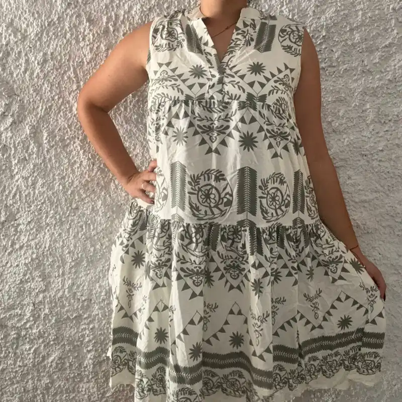 Vestido sin Mangas 