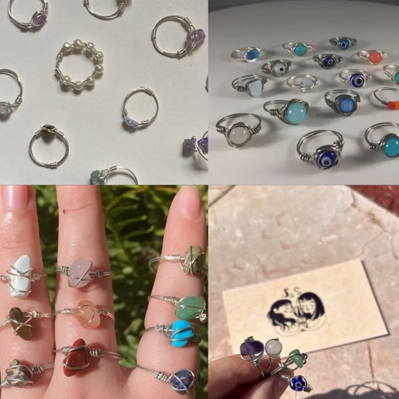 Anillos alambrados💗