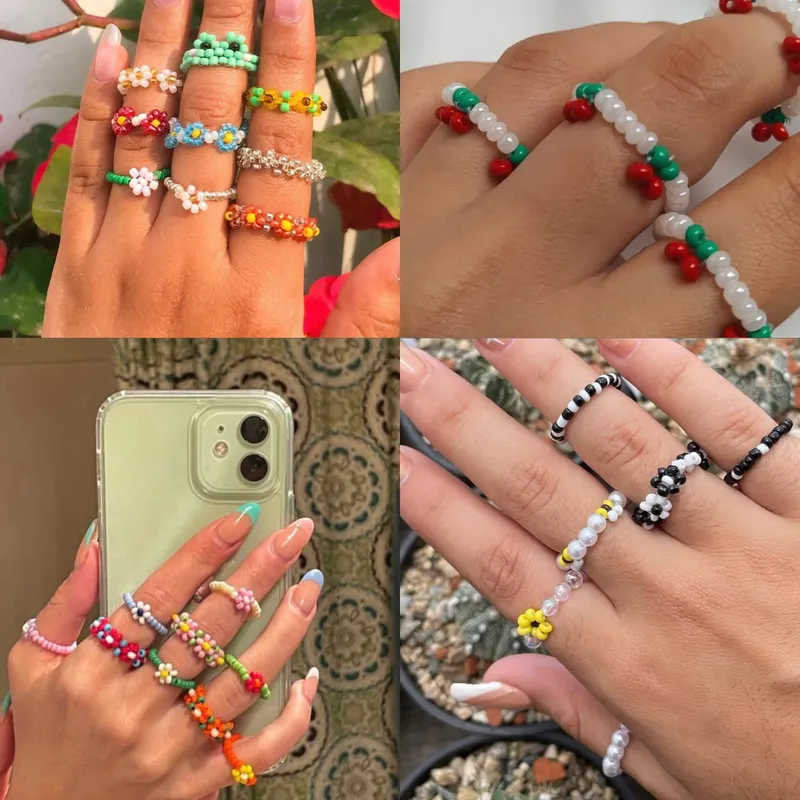 Anillos trabajados🌼🍒🐸