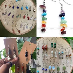 Aretes con piedras preciosas🧙🏻‍♂️