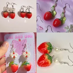Aretes de fresas🍓