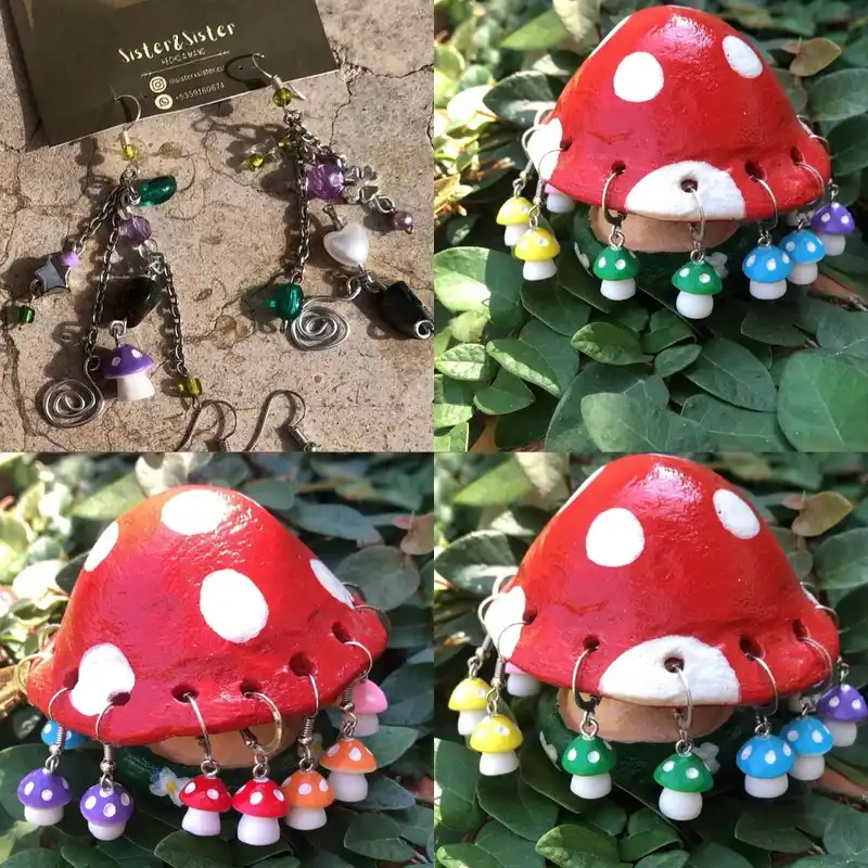 Aretes de Honguitos🍄