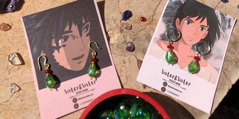 Aretes de Howl del Castillo Ambulante🖤