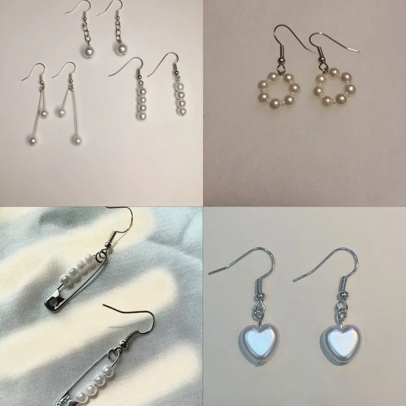 Aretes de Perlas sencillos🩰