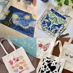 Bolsas de lienzo pintadas a mano🖌️