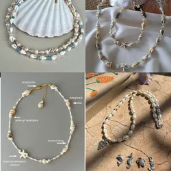 Collar Caracolas naturales 🐚