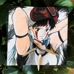 Collar de la princesa Mononoke🐺