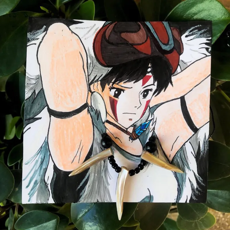 Collar de la princesa Mononoke🐺