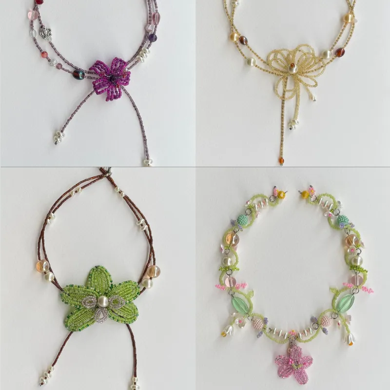 Collares de orquídeas 🌺