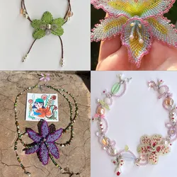 Collares de orquídeas 🌺