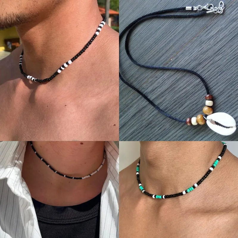 Collares sencillos masculinos 🖤