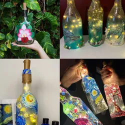 Lámparas botellas✨