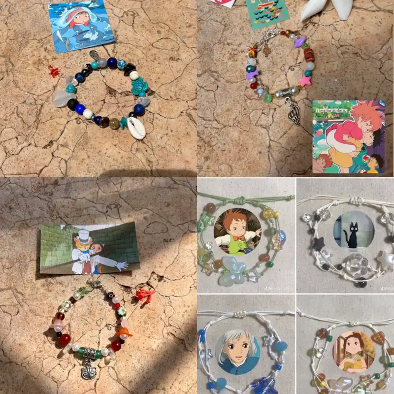 Pulseras inspiradas en los estudios Ghibli🪭