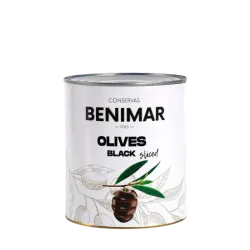 Aceitunas negras en rodajas marca Benimar