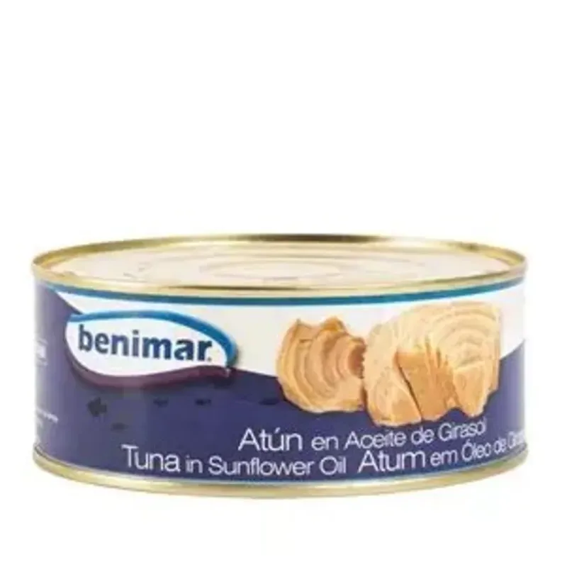 Atún en aceite de girasol marca Benimar