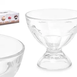 Copa de helado vidrio con pie