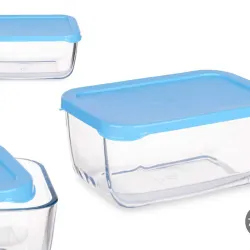 Fiambrera snow box tapa azul 790 ml