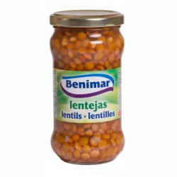 Lentejas marca Benimar 314 ml