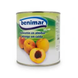 Melocotón en almíbar marca Benimar 3 kg