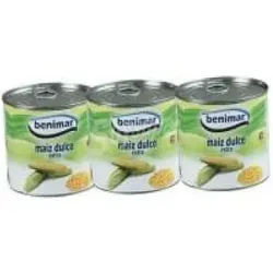 Pack de maíz dulce marca Benimar
