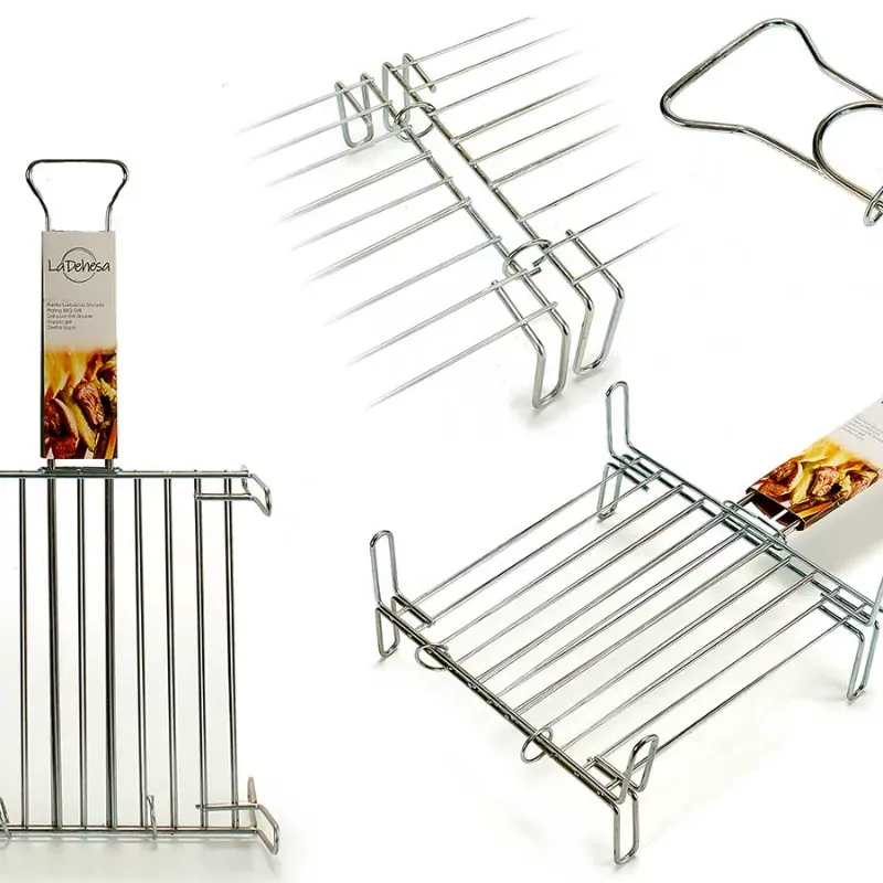 Parrilla doble zinc (30 x 30 cm)