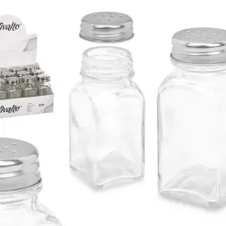 Salero cristal cuadrado