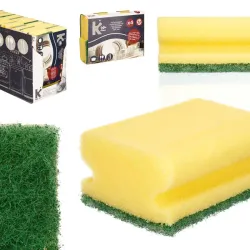 Set 4 estropajos salvauñas