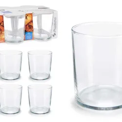 Set 4 vasos bistro pinta 380 cc