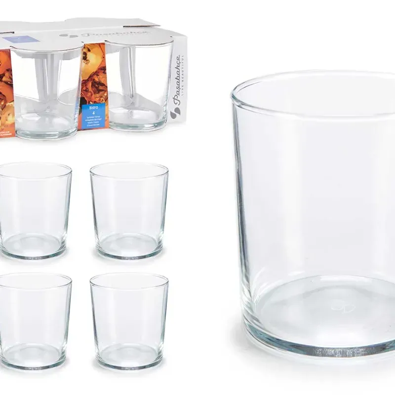 Set 4 vasos bistro pinta 380 cc