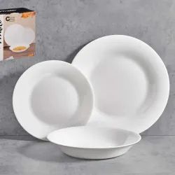 Set vajilla lisa opal (18 piezas)