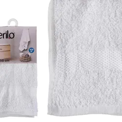 Toalla lisa color blanco (30 x 50)