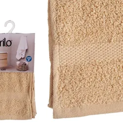 Toalla lisa color crema (30 x 50)