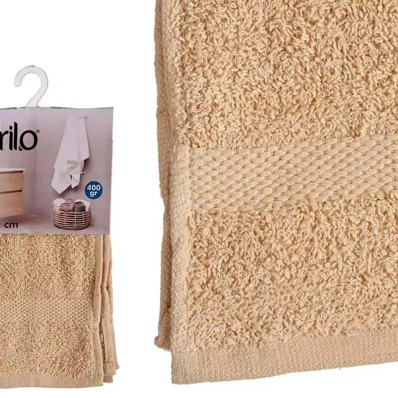 Toalla lisa color crema (30 x 50)