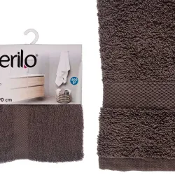 Toalla lisa color gris (50 x 90)