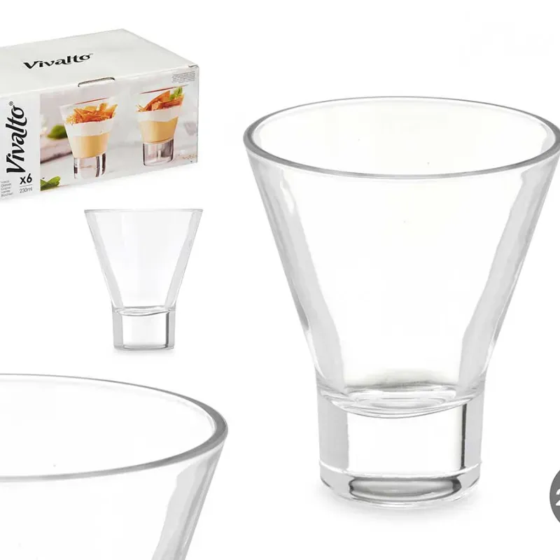 Vaso con base cónica (230 ml)