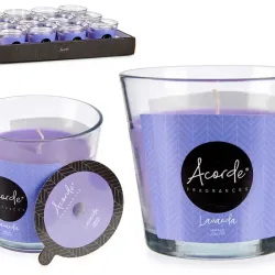 Vela vaso 28h lavanda