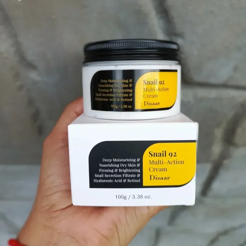 Crema de Baba de Caracol con Ácido hialurónico y Retinol de Disaar 