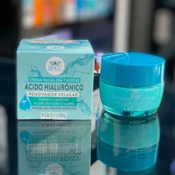 Crema facial de Ácido Hialurónico de dia y noche 