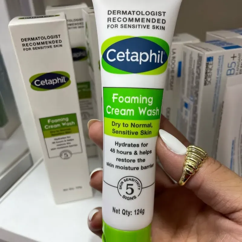 Crema Limpiadora espumosa hidratante de Cetaphil