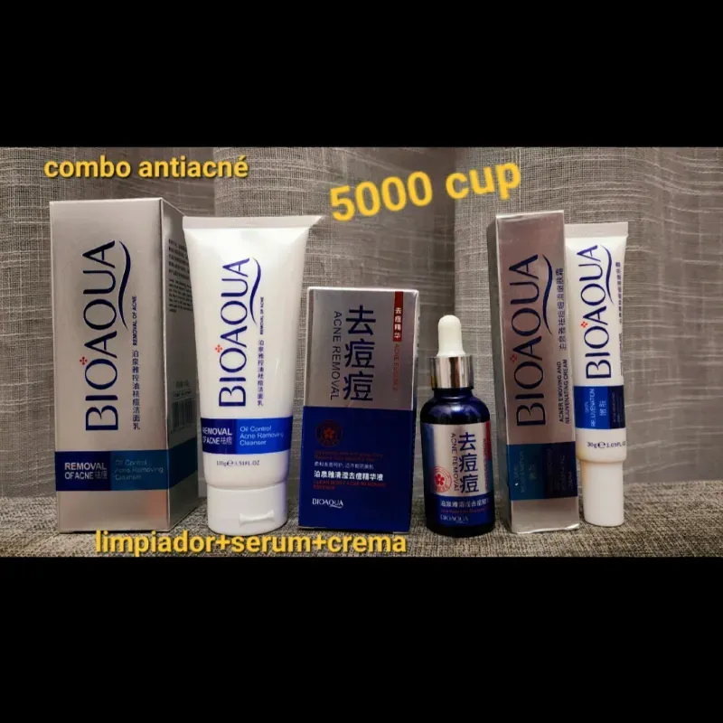 Kit bioaqua para acné 