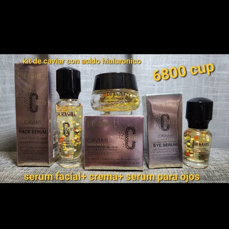 Kit de caviar con acido hialuronico