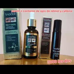 Kit de retinol y caffeina para ojeras