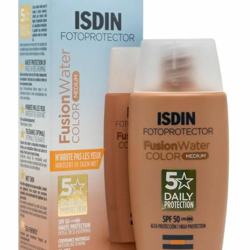 Protector Solar FusionWater Color Medium de ISDIN 